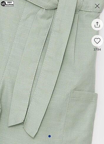 LC Waikiki Bayramlık Kız Çocuk kapri pantolon
