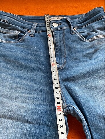 Mavi marka ekstra dar pantolon - Görsel 8
