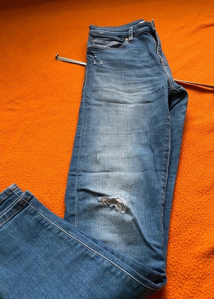 Mavi marka ekstra dar pantolon - Görsel 2