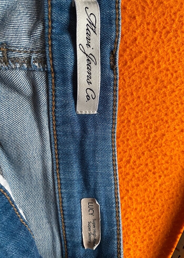 Mavi marka ekstra dar pantolon - Görsel 3