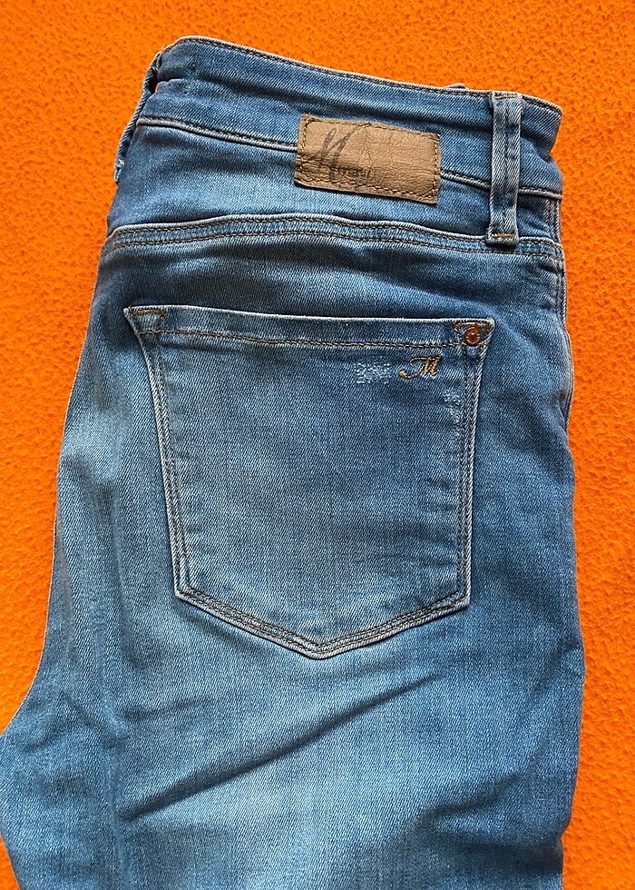 Mavi marka ekstra dar pantolon - Görsel 5