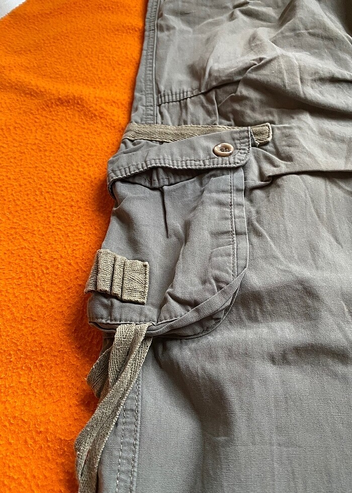 Haki asker yeşil rahat pantolon - Görsel 2