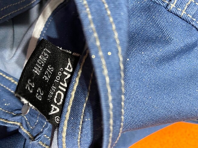 Simli ispanyol paça pantolon - Görsel 4