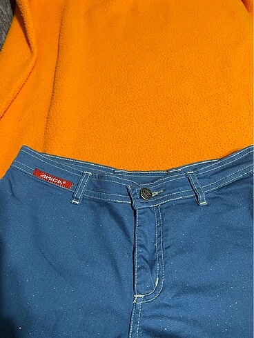 Simli ispanyol paça pantolon - Görsel 3