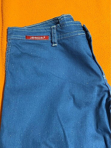 Simli ispanyol paça pantolon - Görsel 2