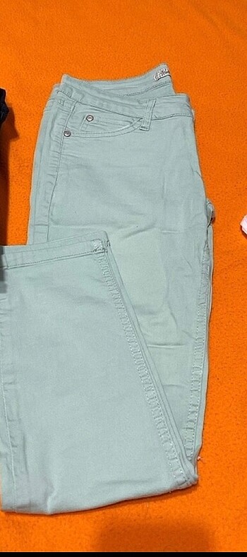 Su yeşili pantolon - Görsel 2