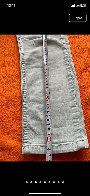 Su yeşili pantolon - Görsel 5