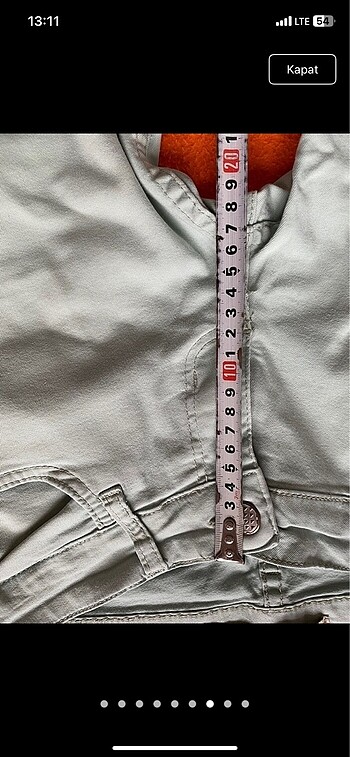 Su yeşili pantolon - Görsel 7