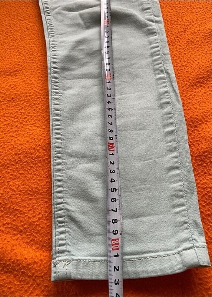 Su yeşili pantolon - Görsel 5