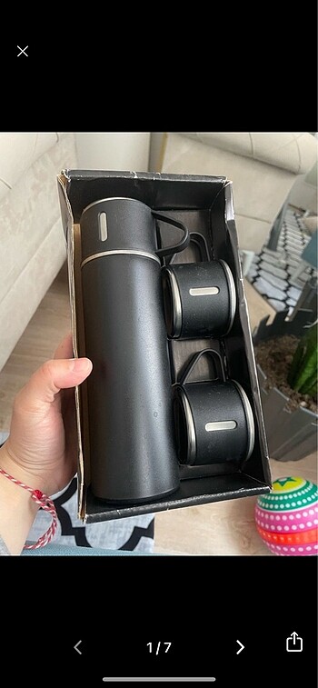 Bardaklı Termos Set