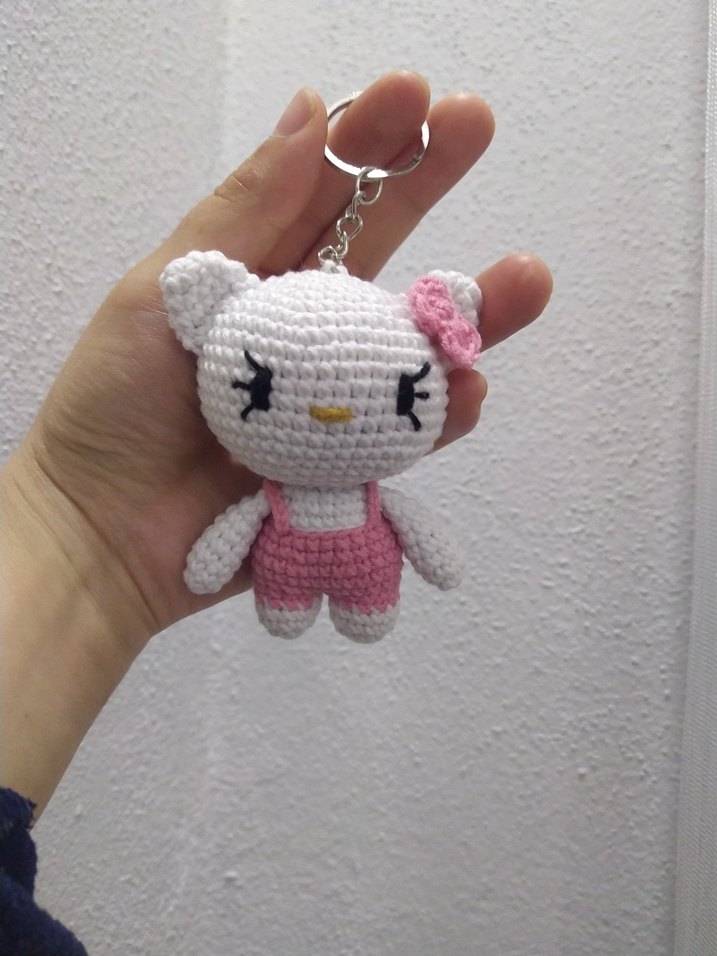 renkli hello kitty anahtarlık - Görsel 2