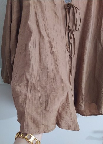 universal Beden camel Renk yazlık kimono