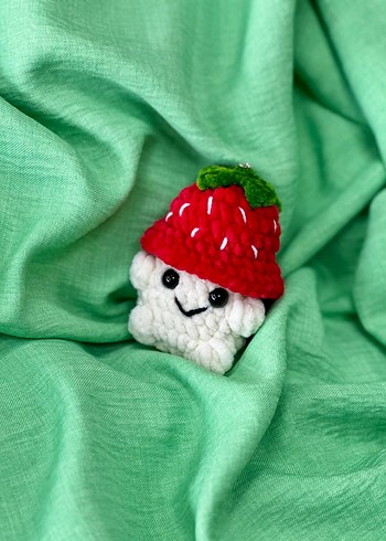 Renkli Çilek Figürlü Peluş Oyuncak - Görsel 2