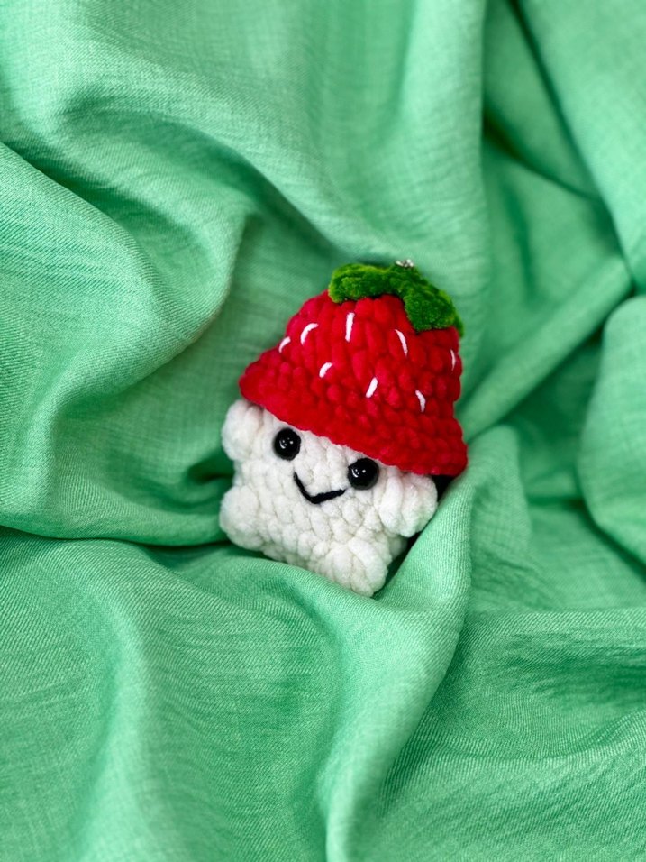 Renkli Çilek Figürlü Peluş Oyuncak - Görsel 2