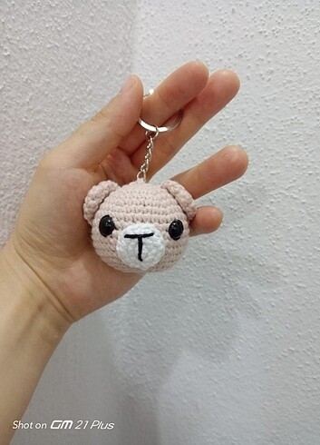 Amigurumi ayı anahtarlık 
