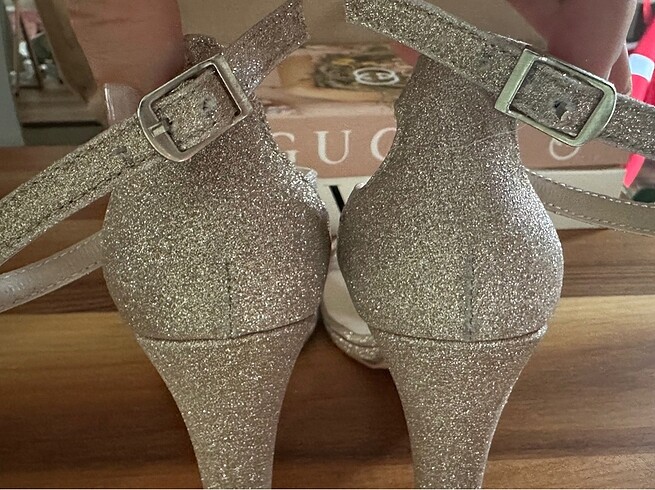 Gold Simli Ayakkabı - Görsel 5