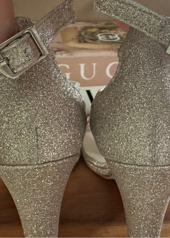 Gold Simli Ayakkabı - Görsel 5