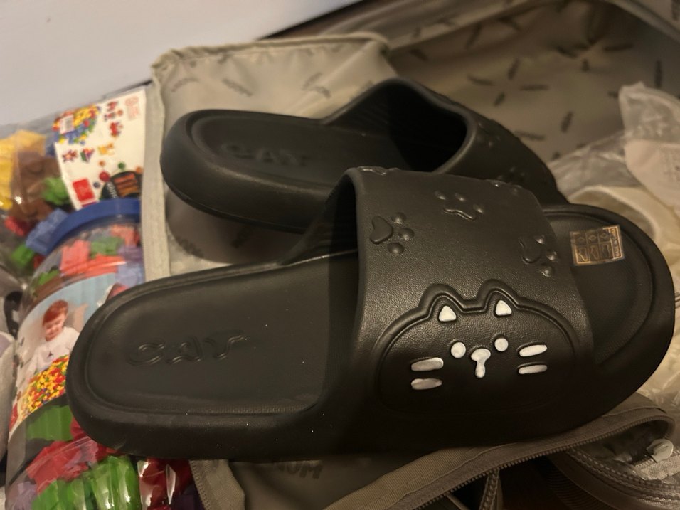 Siyah Kadın Platform Terlikler - Görsel 3