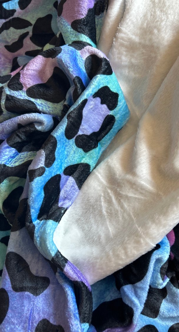 Renkli Leopar Desenli Kadın Fular - Görsel 3