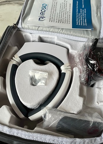 RIROSIO Boyun Masaj Cihazı - Gri Beyaz - Görsel 2