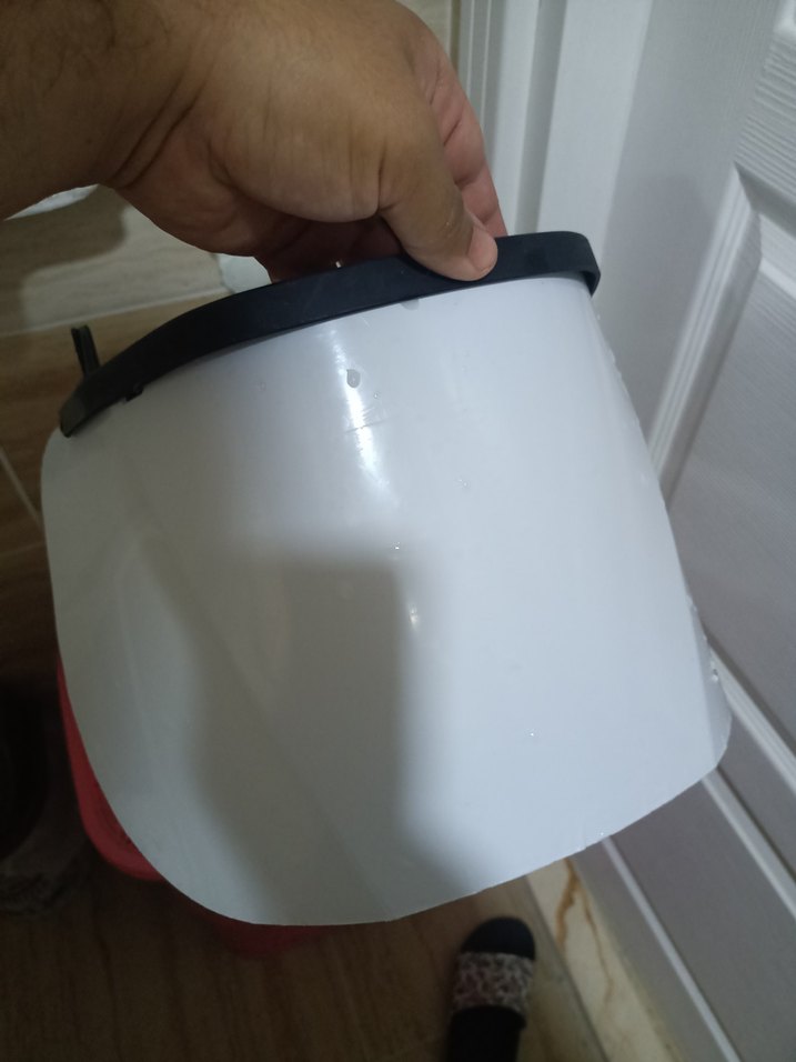 Camlı Koruyucu Maske Plastik - Görsel 4