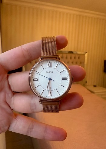 Beden camel Renk Fossil Bej Kadın Minimalist Kol Saati