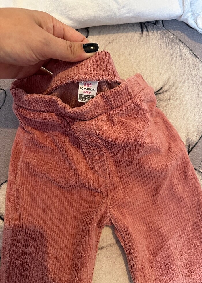 Sweat ve kadife pantolon - Görsel 2