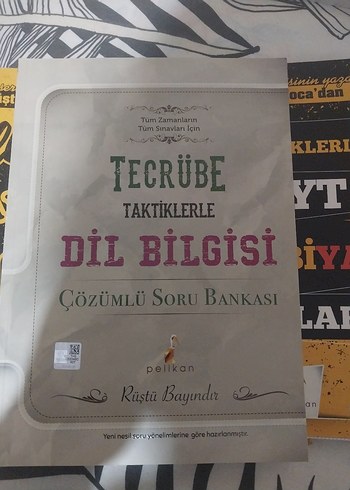 Tecrübe Taktiklerle Dil Bilgisi Soru Bankası Rüştü hoca