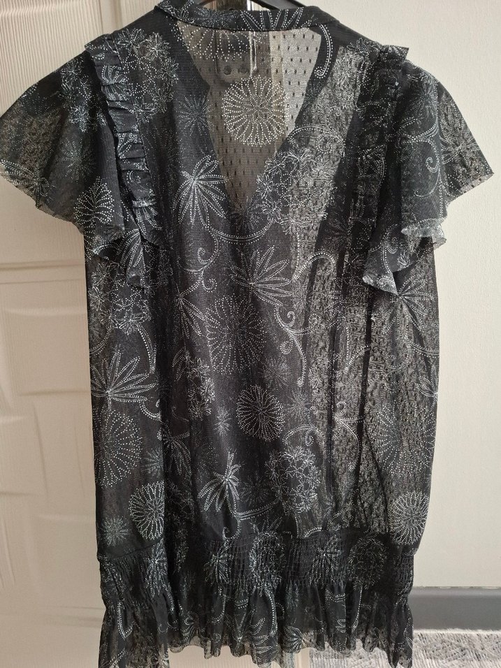 Lcw Dantel Detaylı V Yaka Şifon Bluz - Görsel 4