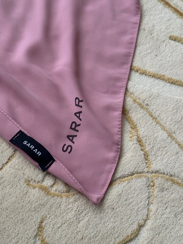 SARAR Pembe Kadın eşarp - Görsel 3