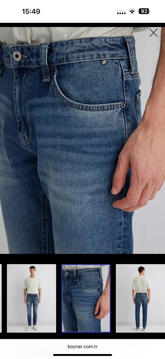 Mavi | milan slim tapered sıfır kot pantolon - Görsel 2