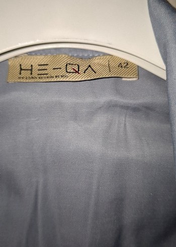 HEQA MAVİ 42 BEDEN TRENÇKOT - Görsel 4