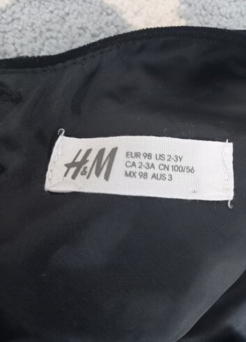 H&M Siyah çok şık elbise 