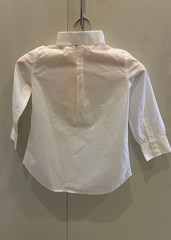 Zara kemer detaylı beyaz tunik gömlek - Görsel 3