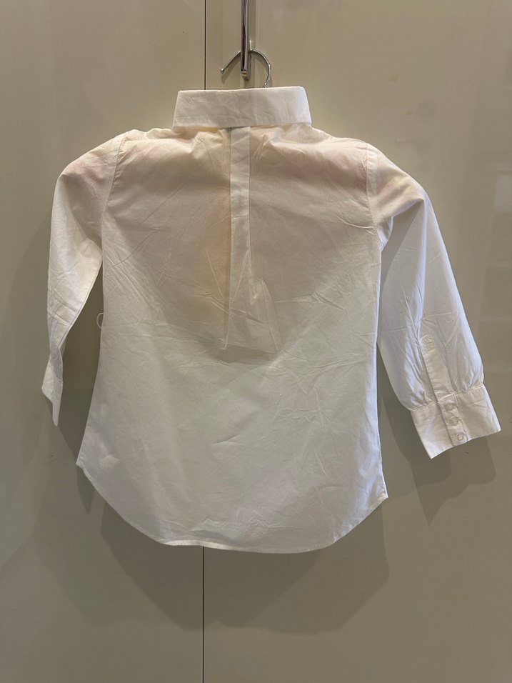 Zara kemer detaylı beyaz tunik gömlek - Görsel 3