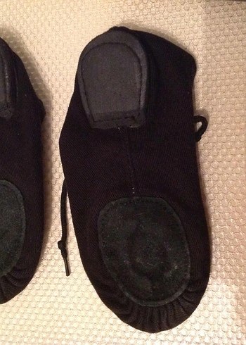 Bale/dans ayakkabısı siyah unisex hafif topuklu - Görsel 2