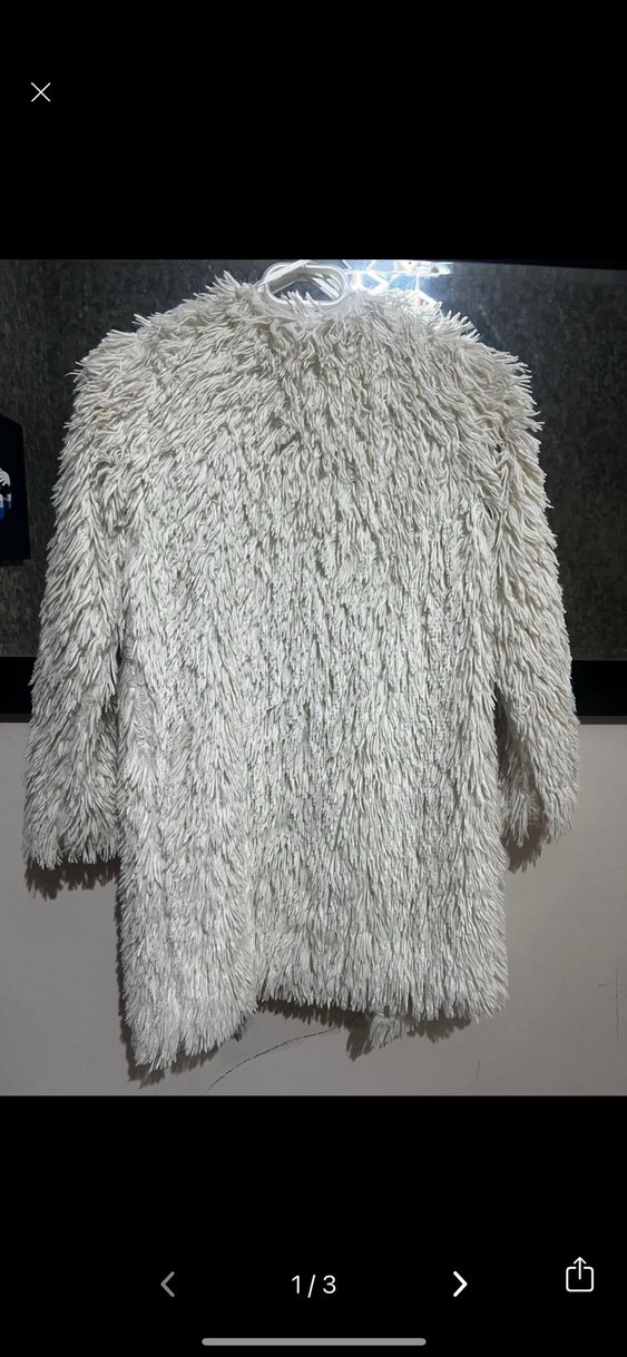 Kadın Gri Midi Suni Kürk Ceket - Görsel 2