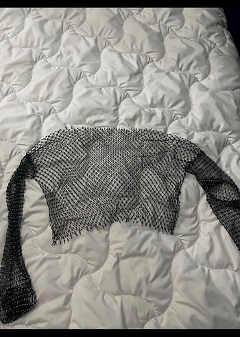 Zincir Detaylı Siyah Kadın Vücut Zinciri - Görsel 2