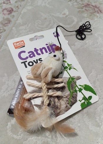 Catni Kedi Oyuncağı Bej Gri - Görsel 3