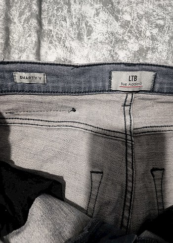 Gri Erkek Denim Pantolon, Normal Boy, Regular Fit - Görsel 5