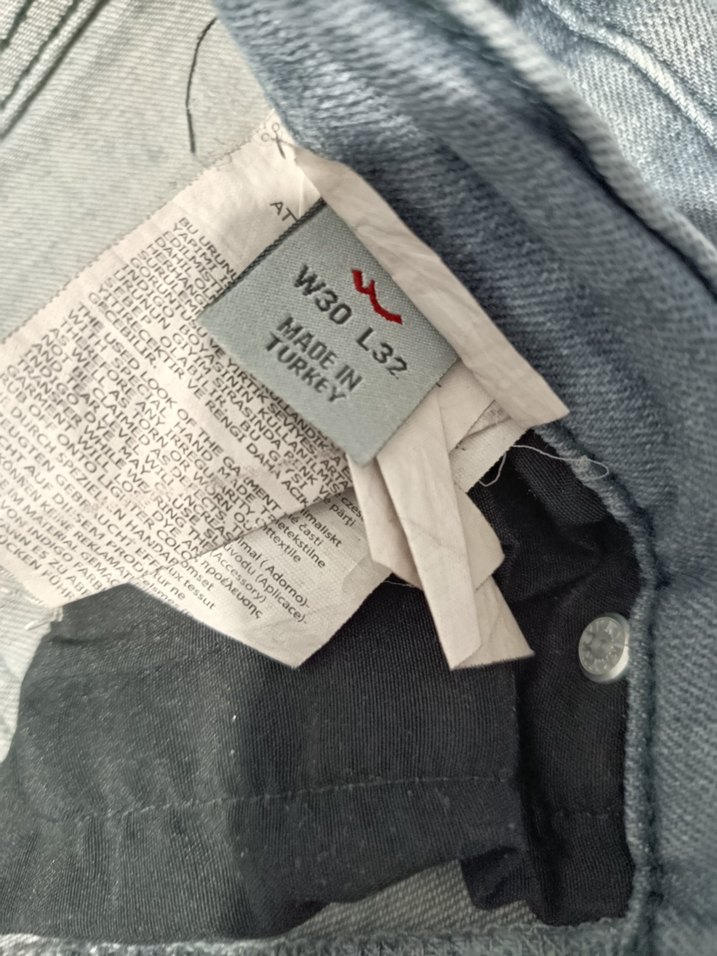 Gri Erkek Denim Pantolon, Normal Boy, Regular Fit - Görsel 4