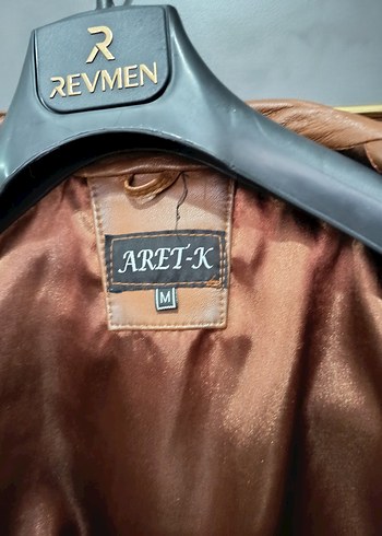 REVMEN Kahverengi Erkek Deri Biker Ceket - Görsel 5