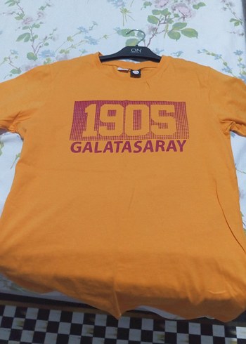 Galatasaray 1905 Baskılı Turuncu Erkek Tişört