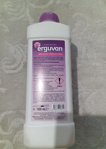 Erguvan Çok Amaçlı Temizlik Sıvısı 1000 mL