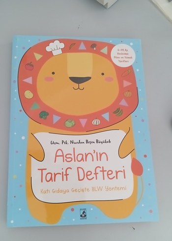 Aslan'ın Tarif Defteri - Katı Gıdaya Geçiş Kitabı