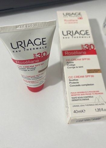 Uriage Roséliane CC Krem SPF30 Orta Ton - Görsel 3
