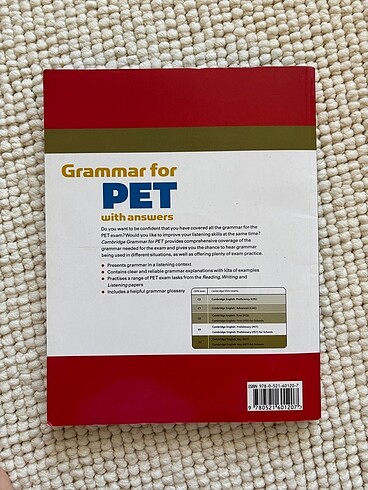  Cambridge English Grammar for PET