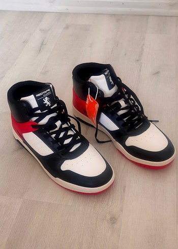 Renkli Erkek Spor Ayakkabısı Velcro Detaylı - Görsel 3