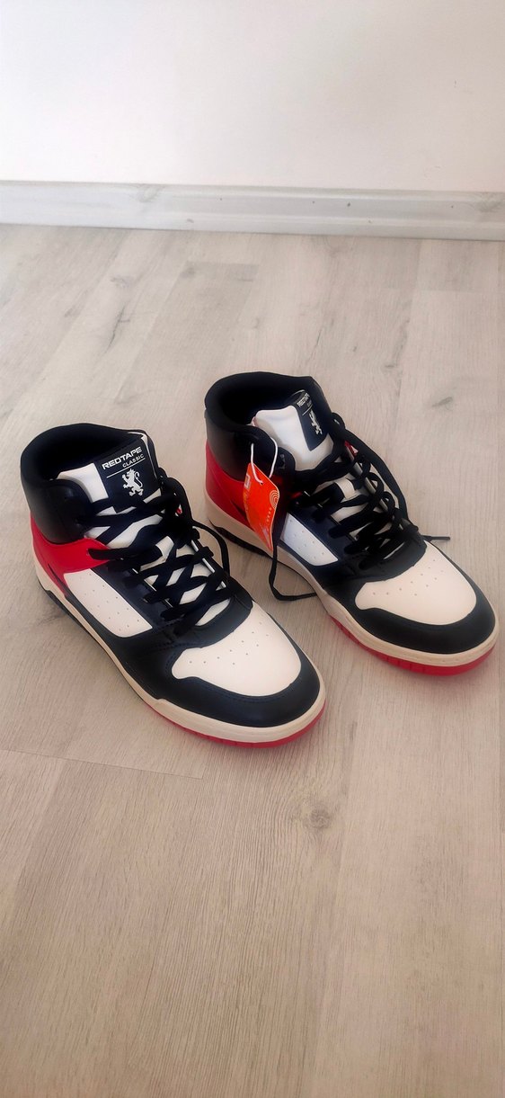 Renkli Erkek Spor Ayakkabısı Velcro Detaylı - Görsel 3