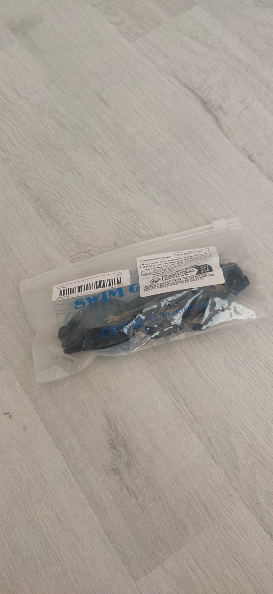 Kemerli Siyah Minimalist Yüzücü Gözlüğü - Görsel 3